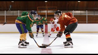 Ducks vs Team USA Recruits  Scrimmage Scene  D2 The Mighty Ducks 1994 Movie Clip [upl. by Amrita]