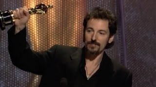 quotStreets Of Philadelphiaquot winning Best Original Song  Bruce Springsteen  66th Oscars 1994 [upl. by Armando235]