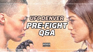 UFC Denver Namajunas vs Cortez LIVE Peoples PreFight Show  MMA Fighting [upl. by Zavala]