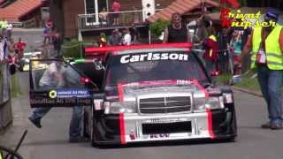 Reto Meisel 2013 im MB 190er Judd V8 RM1  Bergrennen La Roche La Berra Hillclimb Fantastic Sound [upl. by Ikaz]