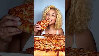 Asmr Pizza Mukbang 🍕 FoodMukbangAsmr [upl. by Rizika]