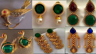 2024 very unique artificial earrings design  most beautiful earrings collection trending earring [upl. by Hgielhsa]