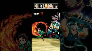 Tanjiro vs Hashiras demonslayer anime tanjiro [upl. by Cressler]