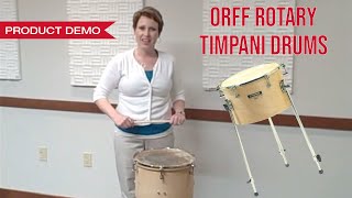 How to Assemble and Tune Orff Rotary Timpani Drums [upl. by Ermeena]