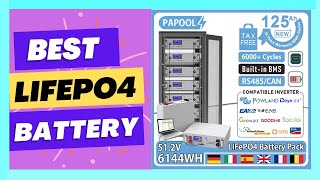 PAPOOL New 48V LiFePO4 120Ah Battery Pack [upl. by Fransen]