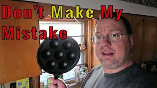 Reseasoning a Cast Iron Æbleskiver Pan [upl. by Dranek]