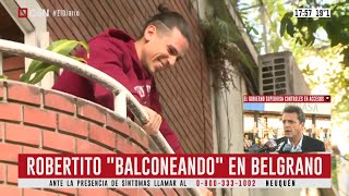 Robertito balconeando en Belgrano [upl. by Leavitt]