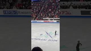 Ilia Malinin quad axel figureskate worldfigureskatingchampionships [upl. by Corrie628]