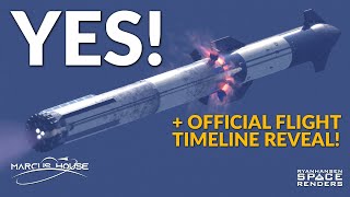 Yes The official Starship flight timeline reveal and FAA approves safety [upl. by Pickard731]