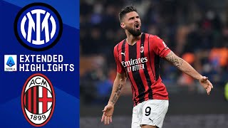 Inter Milan vs AC Milan Extended Highlights  Serie A  CBS Sports Golazo [upl. by Anitsim]