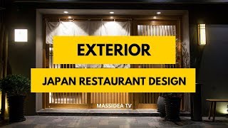 100 Best Japanese Restaurant Exterior Design Ideas 2018 [upl. by Gowrie]