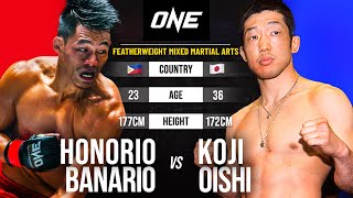 Honorio Banario vs Koji Oishi  Full Fight From The Archives [upl. by Allare]