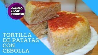 TORTILLA DE PATATAS CON CEBOLLA EN OLLA GM [upl. by Ayetal]