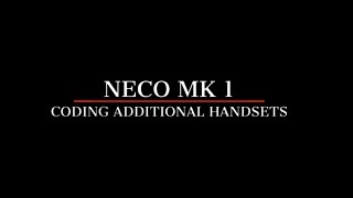 Neco MK1 Remote Control Coding  Programming [upl. by Arfihs795]