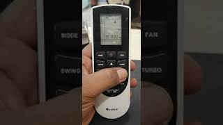 Gree Air Conditioner Remote Control Setting For Best Cooling short shorts [upl. by Cud576]