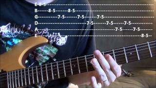 Pentatonic Endurance part 1 with tabs [upl. by Eleets773]