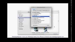 WazzapMigrator  Extract iPhone WhatsApp archive on Mac  OUTDATED please see UPDATE [upl. by Enecnarf]