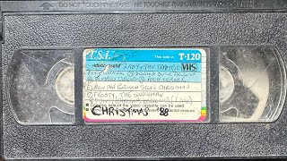 VHS  Disney Channel  Christmas 1988  More [upl. by Ogram]