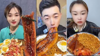 Chinese noodles eating challenge best food Eating  Asmr mukbang  new2024 [upl. by Araic]