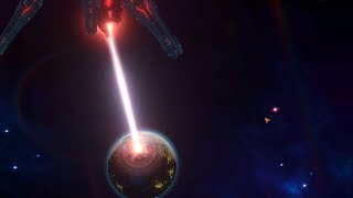 Exterminatus Colossus destroys a planet  Stellaris [upl. by Paryavi]