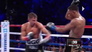 Gennady Golovkin vs Daniel Jacobs Rd 12 Film study and scoring [upl. by Iney58]