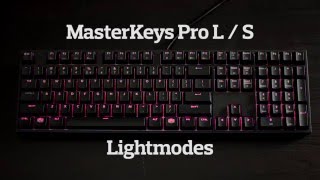 MasterKeys Pro L RGB  Light Modes [upl. by Mariand]