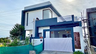 45சென்ட்டில் அழகான 3BHK வீடு  East Facing Duplex House with Modular Kitchen  Epi 416 [upl. by Shimkus980]