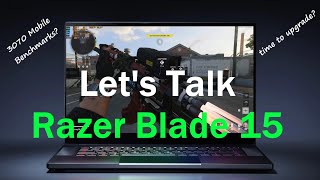 Lets talk Razer Blade 15  2 yr review  3070 mobile benchmarks  Time to upgrade Cold War Stream [upl. by Ruffi]