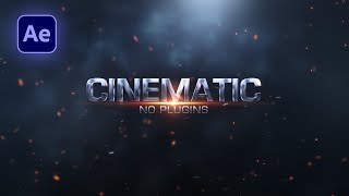 Golden Particles Cinematic Title Animation in After Effects  After Effects Tutorial [upl. by Xam]