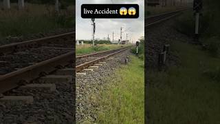 Watch end😱trainaccidentviral instagram videoyoutubeshorts [upl. by Yrac]