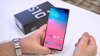 Распаковка Samsung Galaxy S10 плюсы и минусы обзор Galaxy Buds сравнение с Note 9 iPhone XS [upl. by Nodnart]