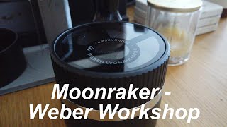 Moonraker WDT Tool One Finger Mode  Weber Workshop unibasket Versalab M4 grinder with DRM burr [upl. by Teerprug92]