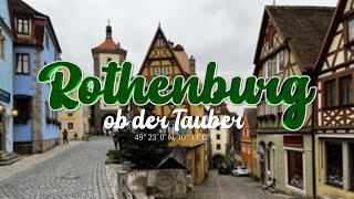 Rothenburg ob der Tauber 4k 2023 rothenburgobdertauber [upl. by Normy603]