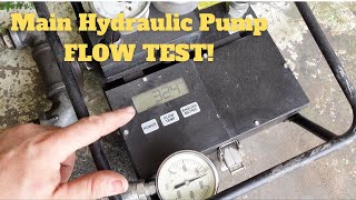 John Deere 8370R Main hydraulic pump flow test amp 8310R Regeneration problems [upl. by Timmy]