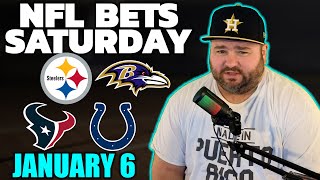 Week 18 NFL Saturday Bets  Kyle Kirms Picks amp Predictions  The Sauce Network  January 6 [upl. by Gillman924]