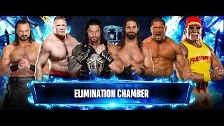 WWE2K24  Elimination Chamber  Brock Lesnar Destroys Everyone And Wins The Elimination Chamber [upl. by Rosdniw]