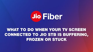 What to do When your TV Screen Connected to Jio STB is Buffering Stuck or Frozen English [upl. by Ime]