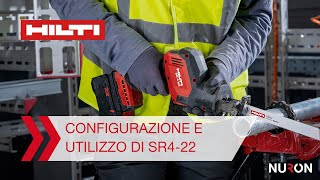 Come configurare e utilizzare il seghetto frontale a batteria Hilti Nuron SR422 [upl. by Danuloff]