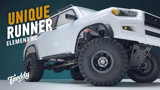 Realistic crawler with IFS Enduro Trailrunner 4WD in 110 scale by Element Rc [upl. by Uri421]