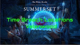 ESO Time Breach Locations Valenwood [upl. by Briscoe]