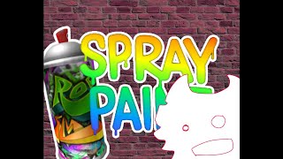 Roblox spraypaint drawing stuff [upl. by Retloc314]