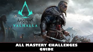 Assassins Creed Valhalla  Mastery Challenge Gold Medals  A True Master Achievement  Trophy Guide [upl. by Rovit]