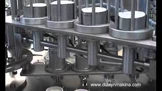 YOĞURT  AYRAN DOLUM MAKİNASI  YOGURT FILLING MACHINE NO250612 [upl. by Viole680]