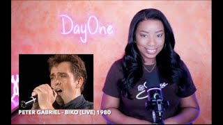 Peter Gabriel  Biko Live 1980 DayOne Reacts [upl. by Accebber]