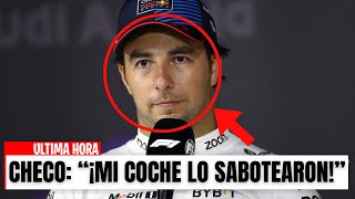 ¡EL SABOTAJE A CHECO PÉREZ EN RED BULL LLEGÓ HASTA EL FINAL DE LA TEMPORADA [upl. by Aroc157]