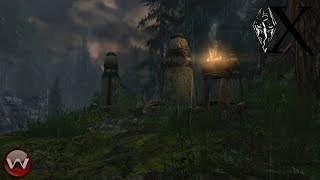 X  EPIC STORM  Dolomite  True Storms  Lightning During Storms  ReEngaged ENB  SkyrimSE [upl. by Colet442]