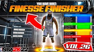 BEST FINESSE FINISHER BUILD ON NBA 2K22 RARE BUILD SERIES VOL 26 [upl. by Ner272]