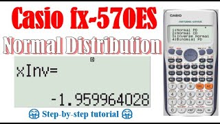 Normal Distribution fx570991ES fx570VN [upl. by Olivier35]