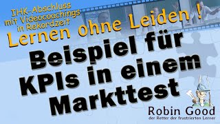 Beispiel für KPIs in einem Markttest [upl. by Graeme]