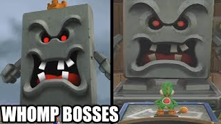 Evolution of Whomp  Whomp King Bosses [upl. by Notsnarc382]